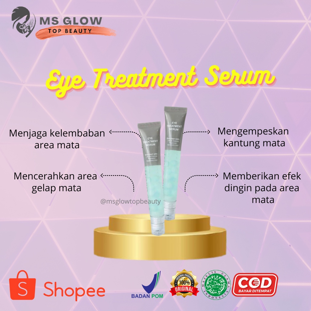 MS GLOW Eye Treatment Serum Serum Mata MS GLOW
