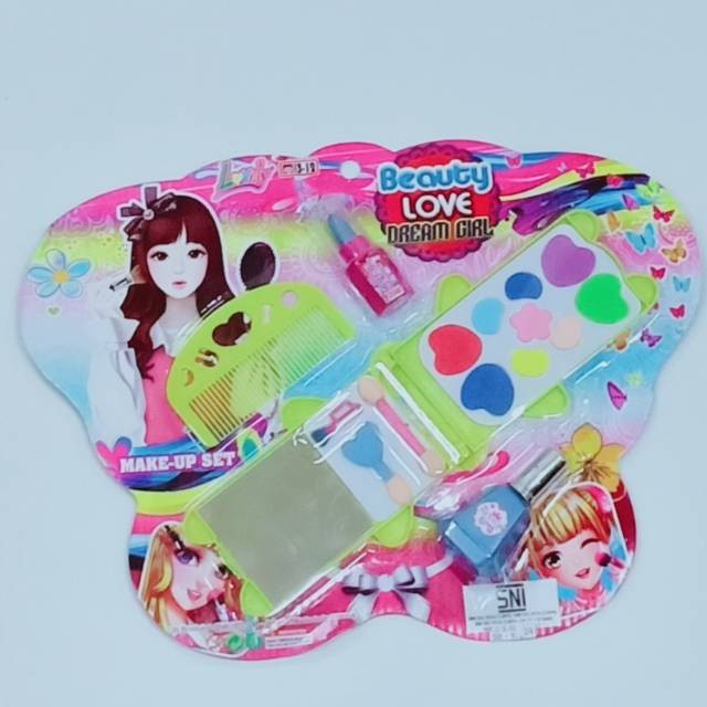 Mainan Anak Anak Perempuan / Wanita Mainan anak Makup Beuty Dandan Love Mainan Edukasi Anak