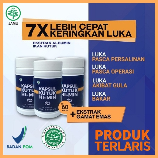 TERLARIS kapsul pasca oprasi caesar hi min naturafit BPOM obat pengering luka diabetes Ampuh Origina