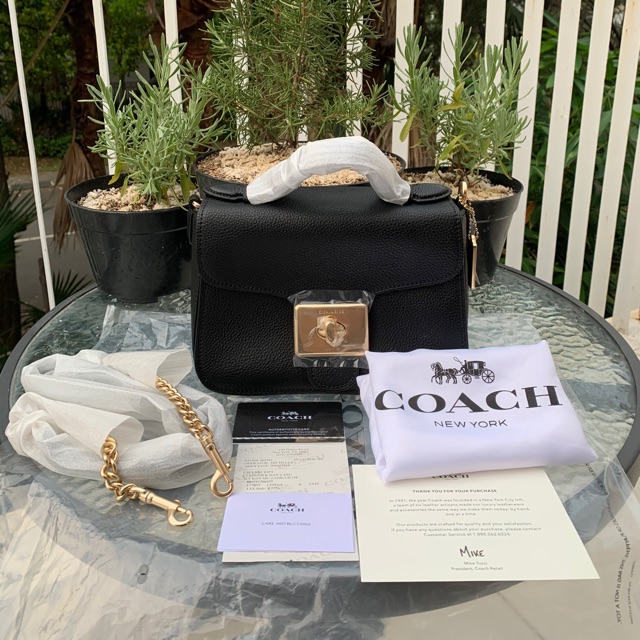 BNIB Authentic Coach Cassidy Top Handle in Black