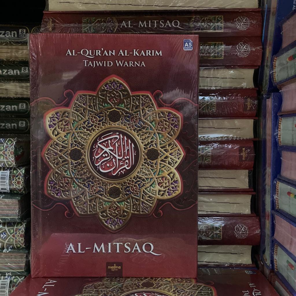 AL QURAN AL MITSAQ A5 TAJWID WARNA MADINAH QURAN TERMURAH