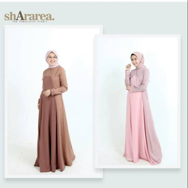 Afiqa Dress/Gamis Shararea/Gamis Syar'i
