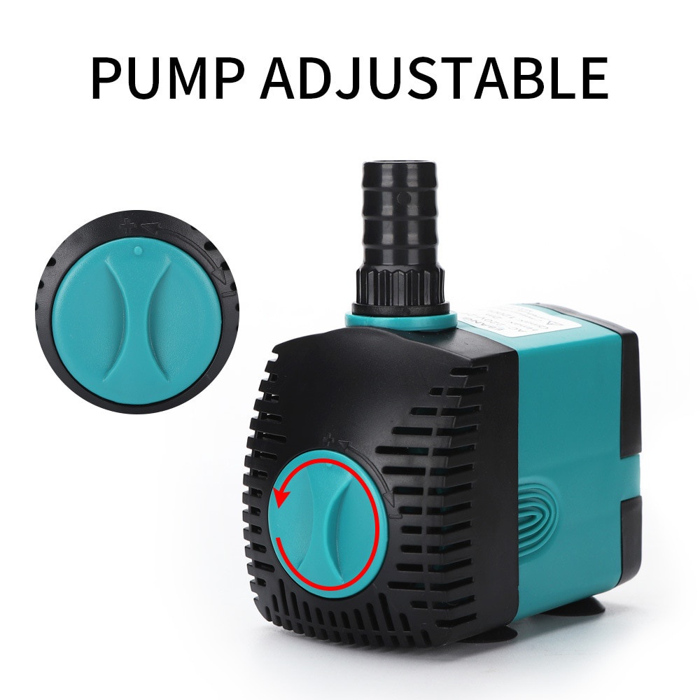 Pompa air Akuarium Kolam ikan Hidroponik Ultra-Quite Submersible Pump