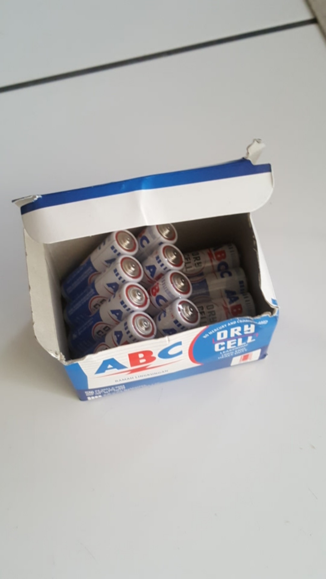 Batre/baterai Abc Biru Aa (12 Pc)