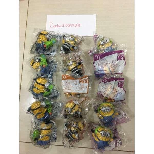 Minion Happy Meal Mcdonald Despicable Me 3 Ori Segel