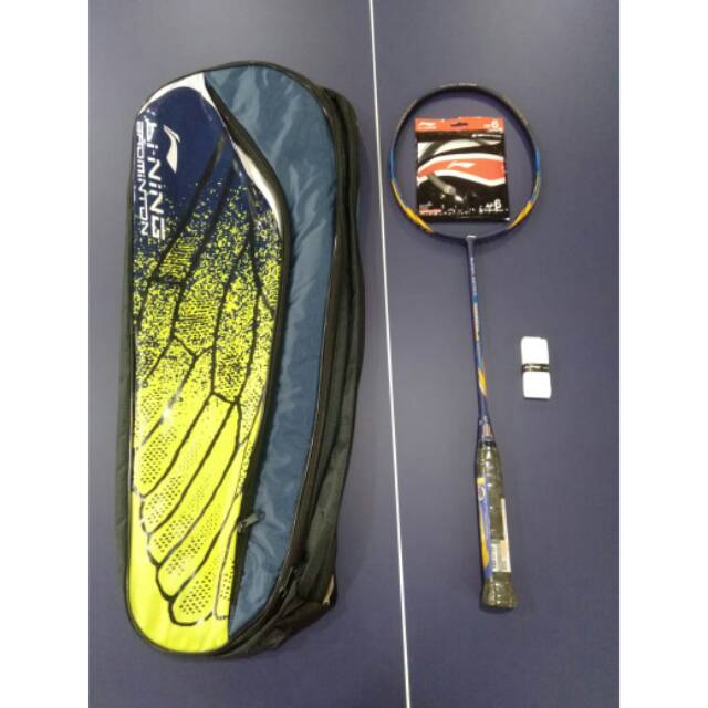 RAKET BADMINTON LINING SS 68 G6 + 2 ZIP + SENAR + T.GRIP 274 - 4