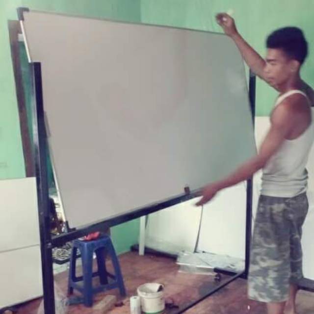 

white Board STANDING Double Fac