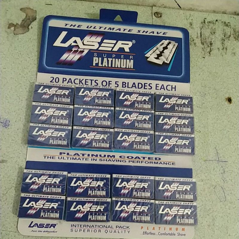 Silet Laser Super Platinum isi 20