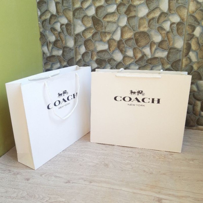 

Terlaris PAPER BAG BRANDED COCOK UNTUK PACKAGING GIFT/KADO - c0ach