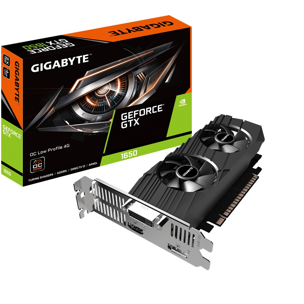 Gigabyte Gaming GeForce GTX 1650 OC 4GB DDR5 Low Profile