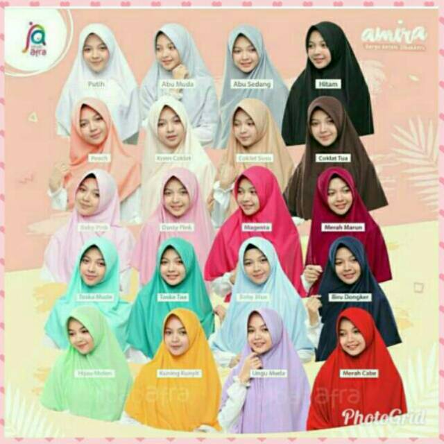  Jilbab  afra size M hijab instan  Amira pet  antem bergo kaos  