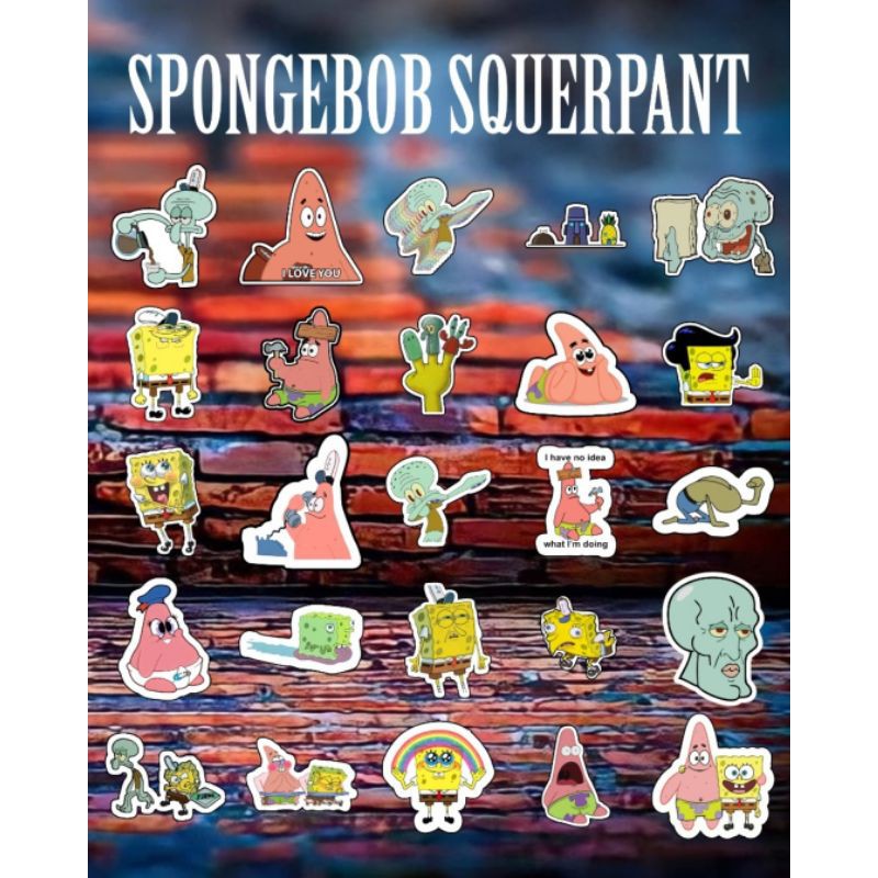 

Sticker Spongebob Squarepants (Aksesoris)