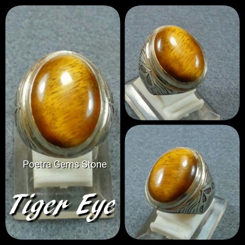 CINCIN GOLDEN TIGER EYE STER JAMINAN CAT EYES