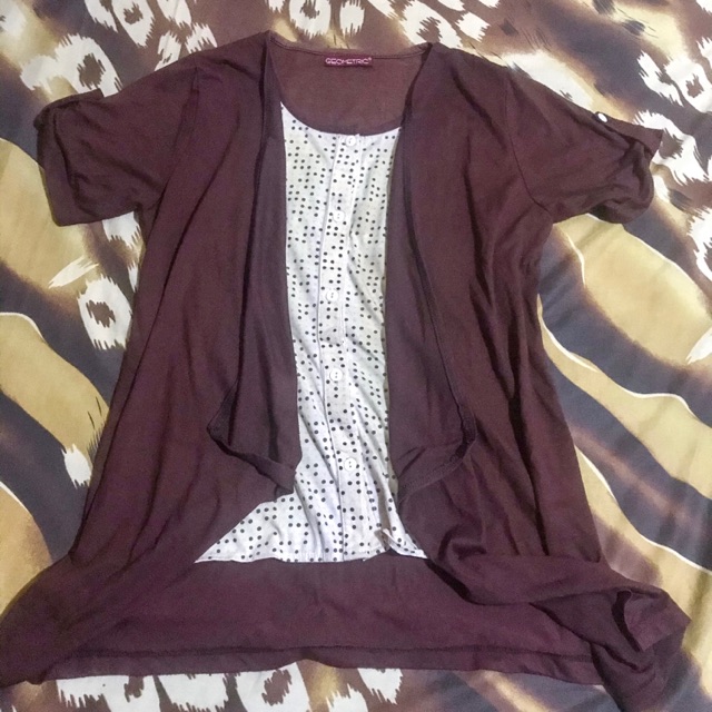 brown polkadot outer