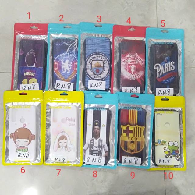 case karakter unik untuk Redmi Note 8