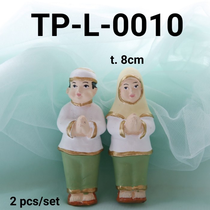 

TP-L-0010 CAKE TOPPER HIASAN KUE PATUNG LEBARAN IDUL FITRI SUNGKEM OBRAL DISKON