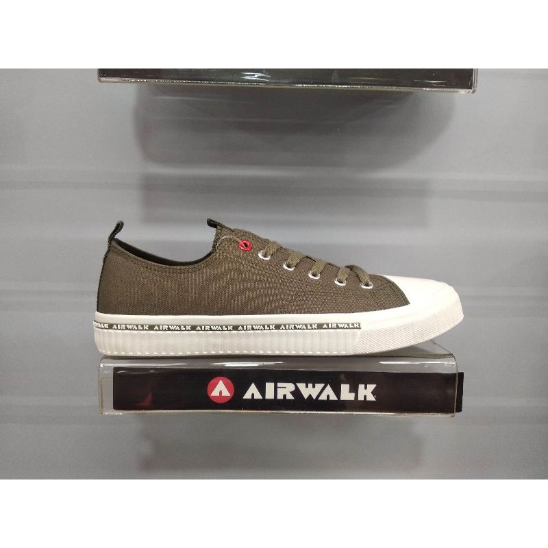Sepatu Sneakers Pria Original Airwalk Jaime Green Army Sneaker Ori Shopee Indonesia