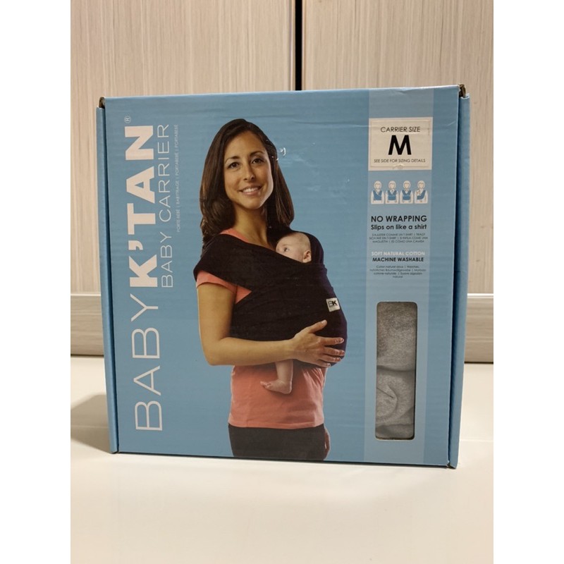 (PRELOVED) Baby K’Tan Baby Carrier - Original - Grey M