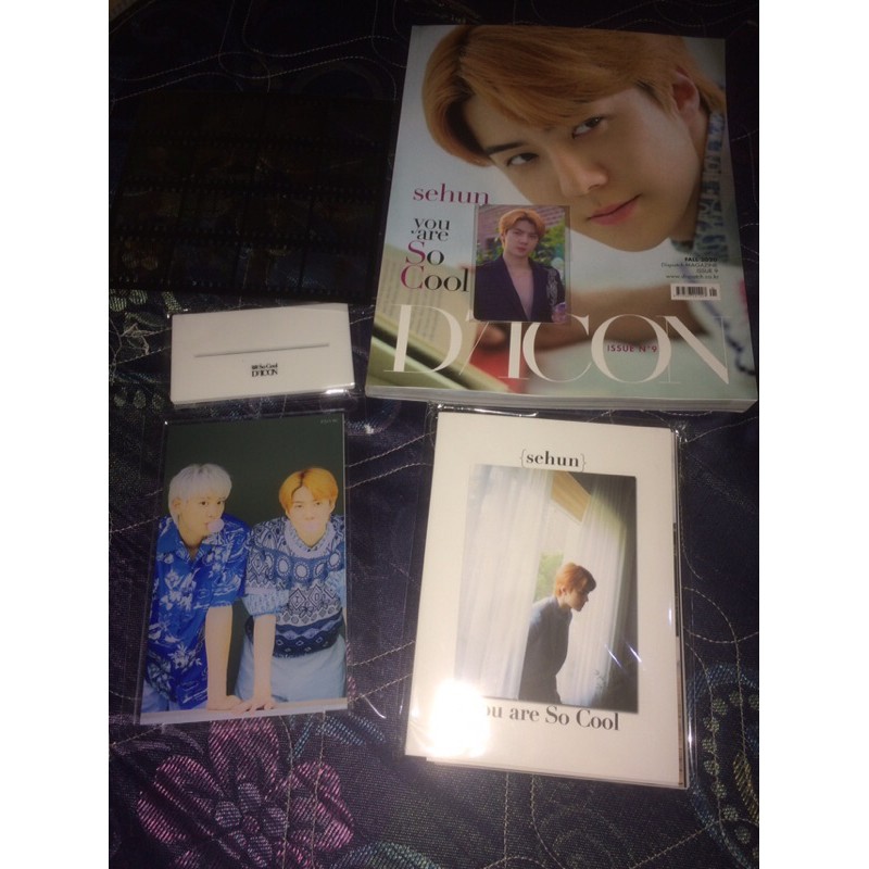 EXO SC DICON MAGAZINE DISPACTH SEHUN CHANYEOL MAJALAH FULLSET
