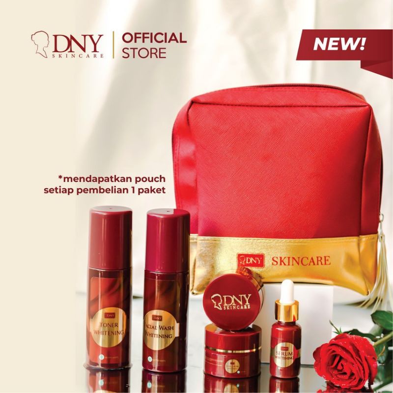 DNY whitening paket series krim cream pemutih wajah alami perawatan kecantikan sabun toner bopeng je