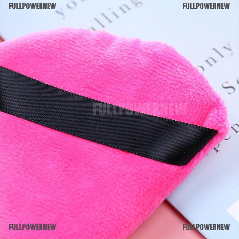 Spons Puff Mini Bentuk Segitiga Bahan Velvet Untuk Makeup