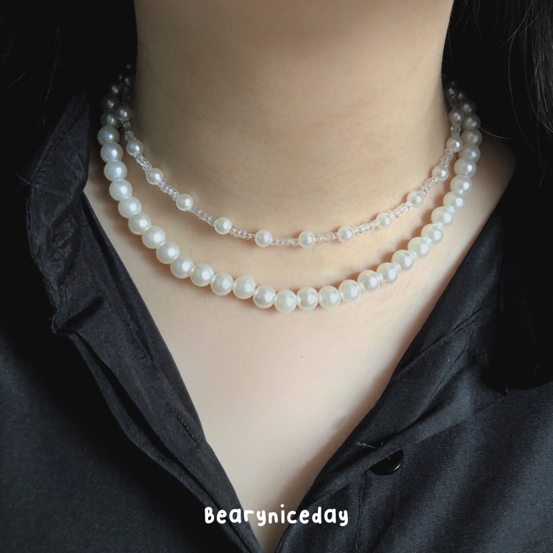 Pearl Choker | Choker Mutiara | Kalung Mutiara | Pearl Necklace | y2k Necklace