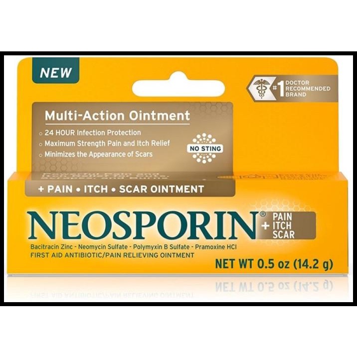 Neosporin Multi Action Ointment 14 Gr Pain, Itch, Scar