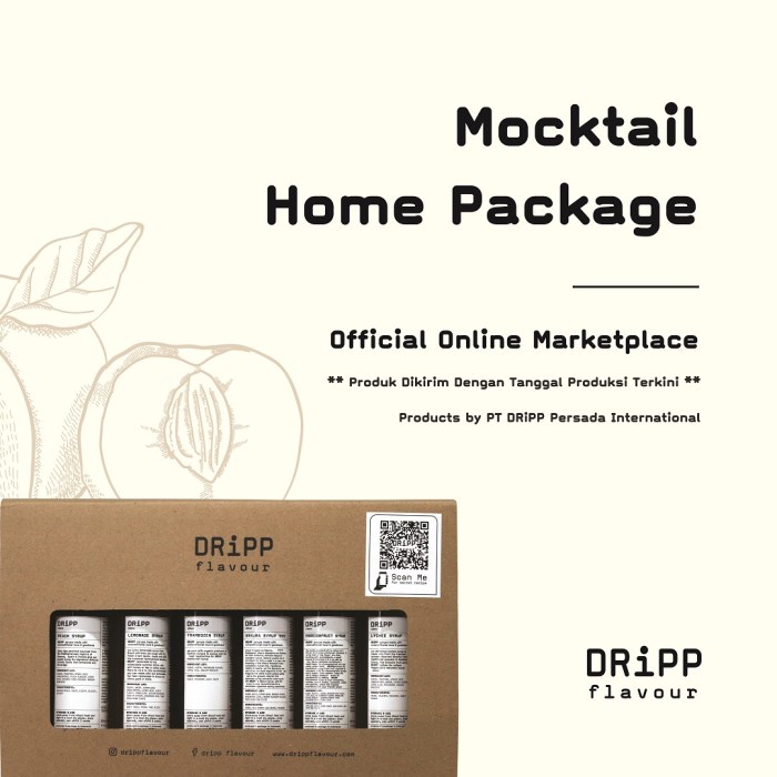 

Ge02G Dripp Home-Use Package - Paket Sirup Buat Minuman Ala Kafe Di Rumah - Paket Mocktail