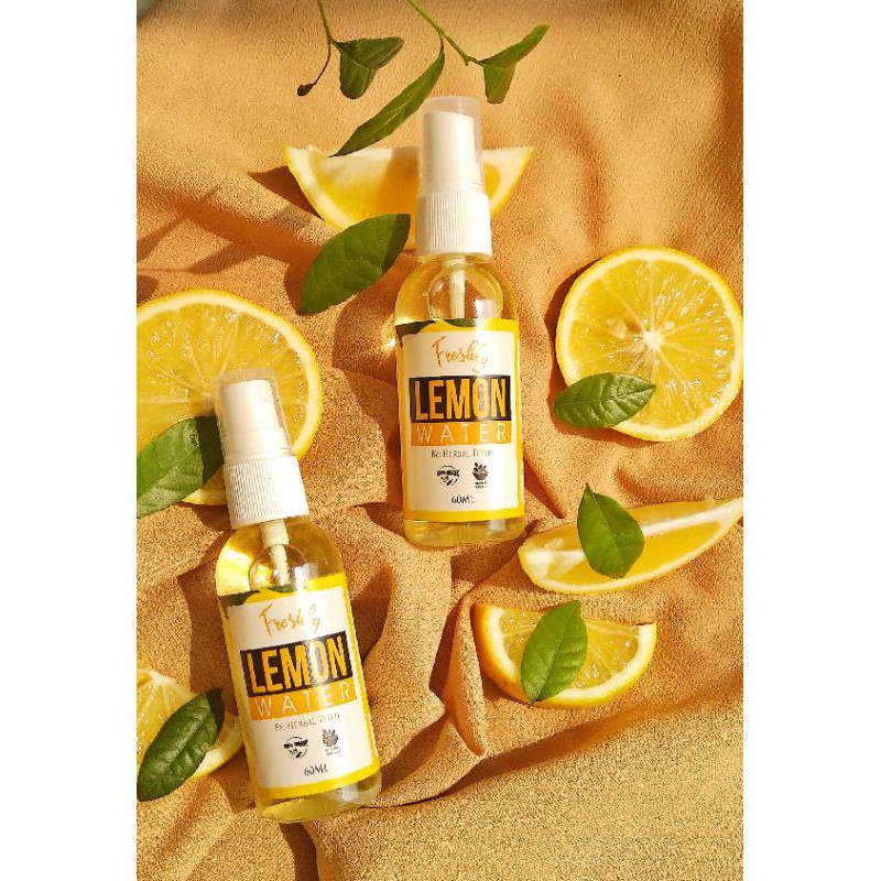 TONER WAJAH LEMON WATER FRESHLY LEMON WATER MURAH 60ml