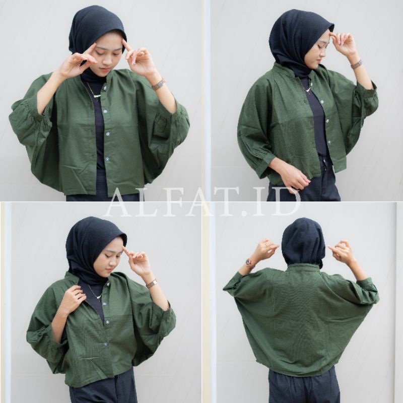 IFA BATWING POLOS / BLOUS OUTER KEMEJA // BATWING POLOS OVERSIZE