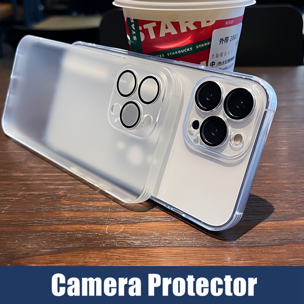 Soft Case TPU Bening Shockproof Cover iPhone 13 Pro MAX 14 Pro MAX Plus