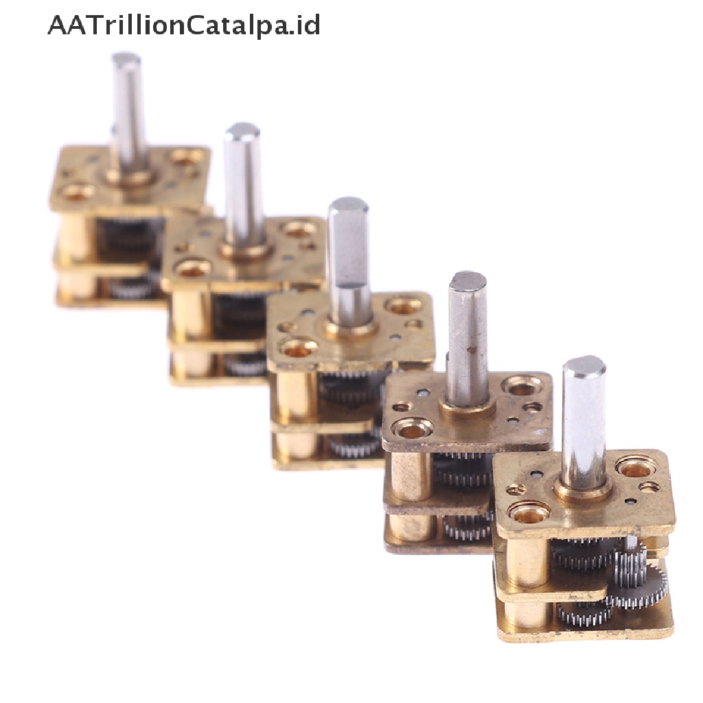 Aatrillioncatalpa 5pcs N20 gearbox Pengurang Getaran Bahan metal DIY N20