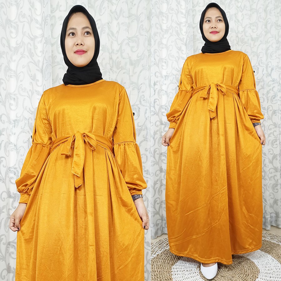 GAMIS ALEXZI LENGAN BALON 3KANCING CARLINA