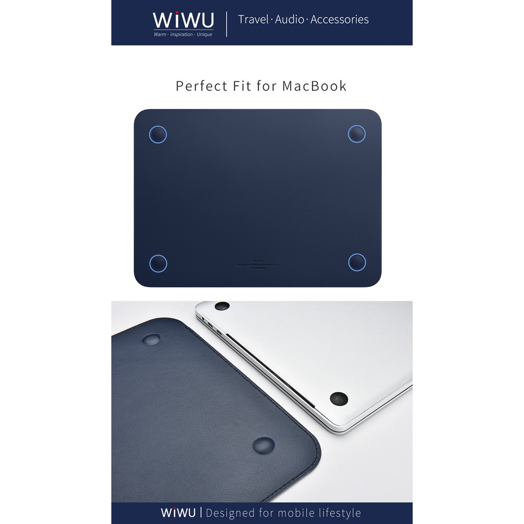 WIWU Skin Pro II - Sleeve for MacBook Pro 13-inch with PU Material