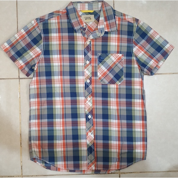 Preloved Kemeja Pria Lengan Pendek Camel Active Original Kotak Size S