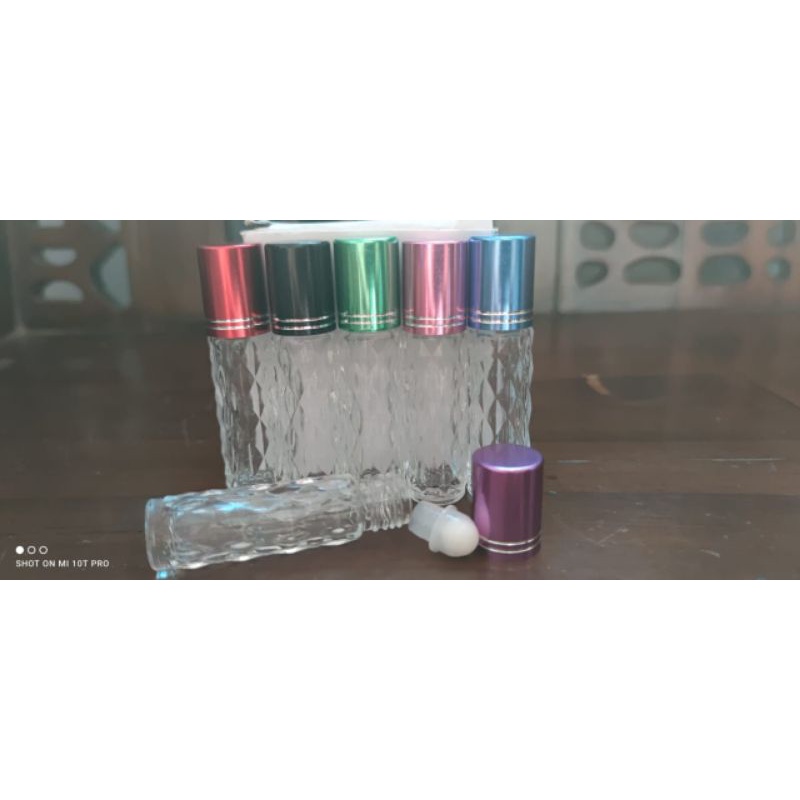 BOTOL PARFUM ROLL ON WAJIK 7 ML - BOTOL PARFUM - BOTOL KOSONG - PERLUSIN