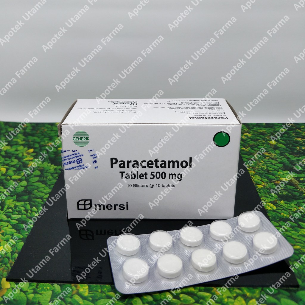 Jual Paracetamol 500mg Mersi Obat Pereda Nyeri Dan Demam Indonesia Shopee Indonesia