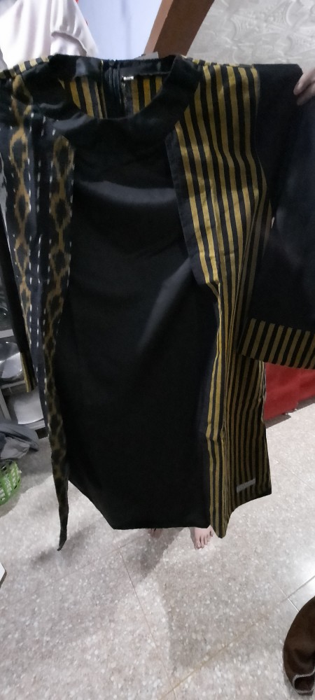 Shanaya Batik Tunik Tenun Kombinasi Toyobo Tenun Original