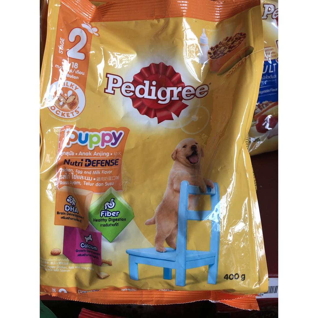 PEDIGREE 400GRAM PUPPY CHICKEN EGG MILK