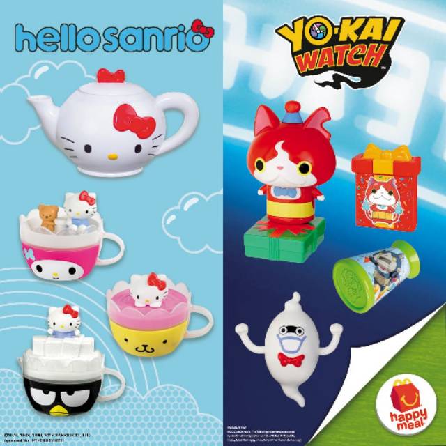 Mainan McDonald hello kitty sanrio ori
