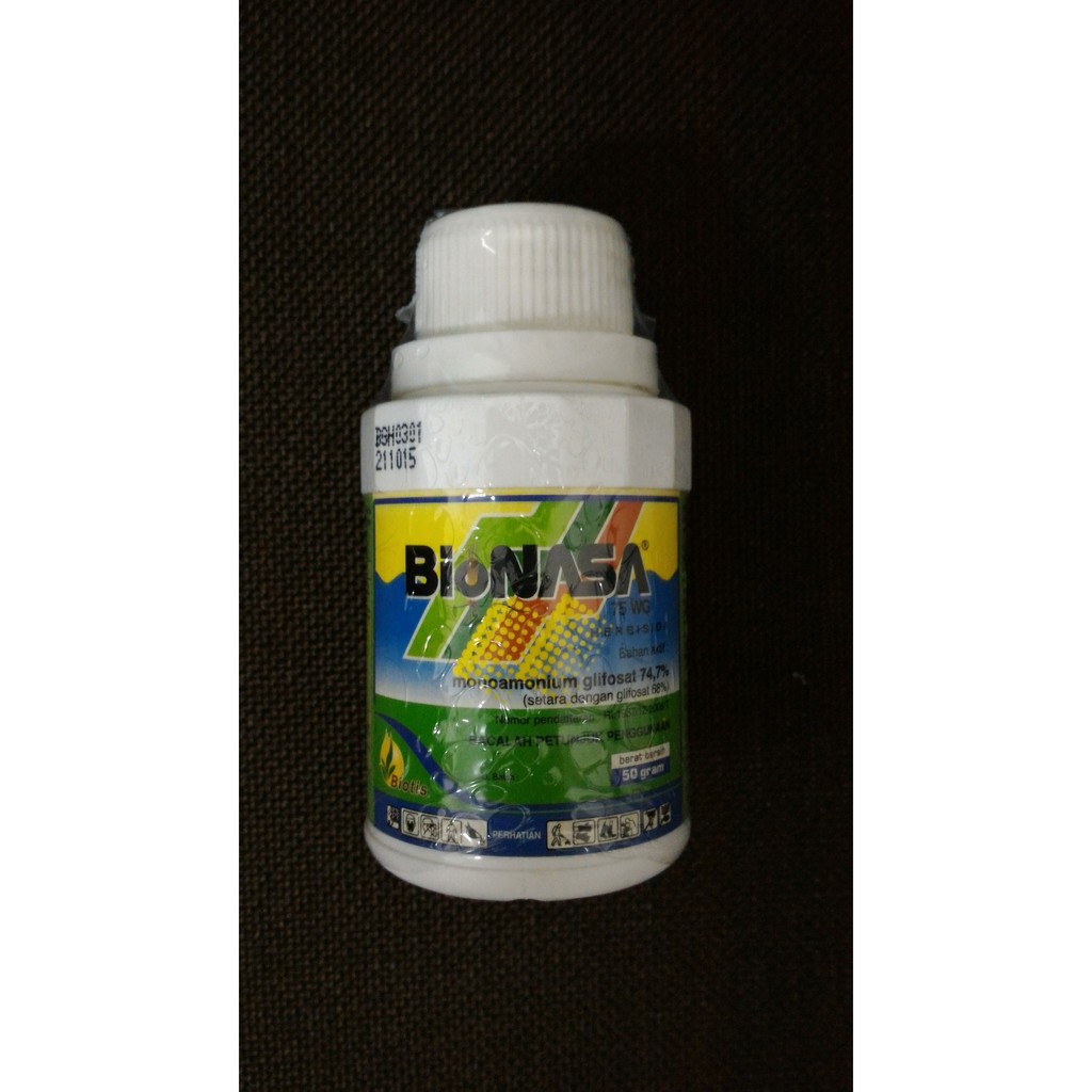 Herbisida Bionasa 75 WG Monoamonium Glifosat 50 Gram