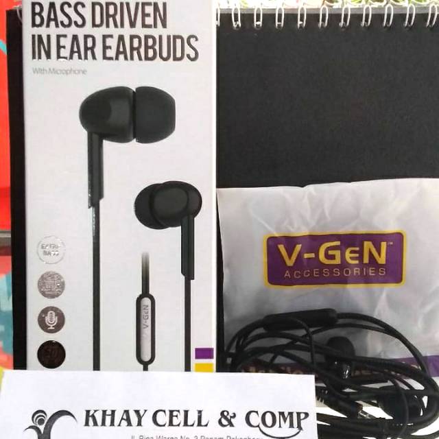 HANDSFREE WIRED EARPHONE V-GEN STEREO VEP1-09