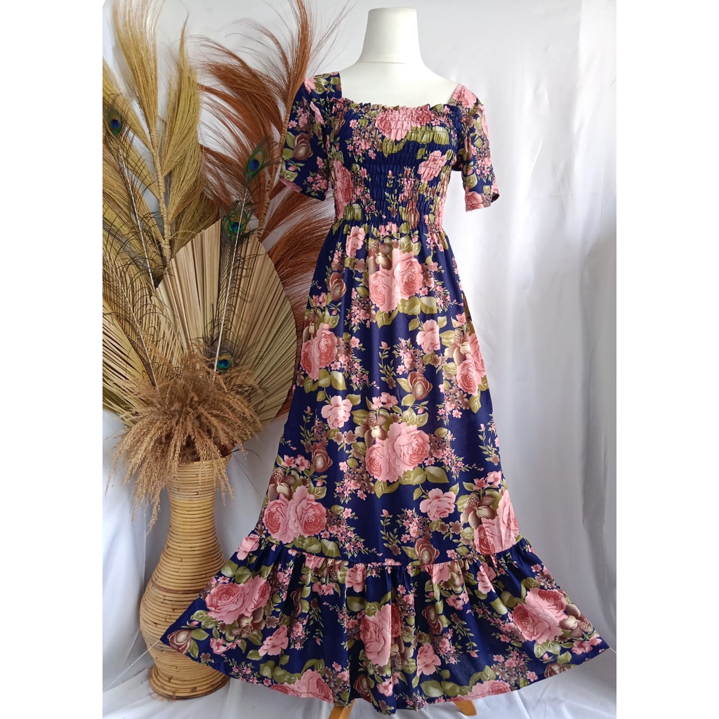 VANESSA REMPEL/ DASTER KERUT DADA REMPEL / DASTER SMOK-BMB NAVY