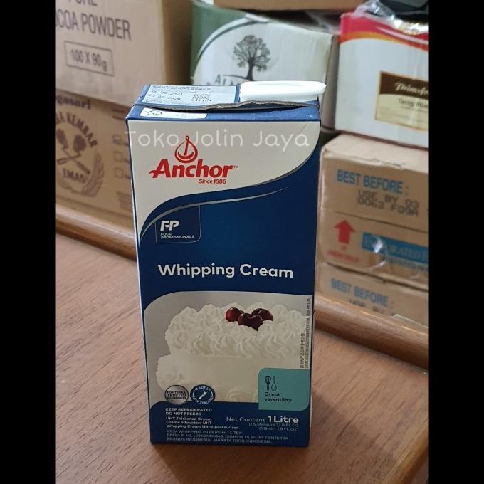 

[COD] (Khusus Gojek/Grab) 1L Anchor dairy whipping cream [COD]