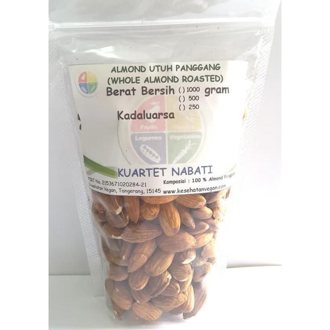 

250Gr Roasted Almond - Kacang Almond Kupas Cangkang - Panggang - Size Melina_Galeri