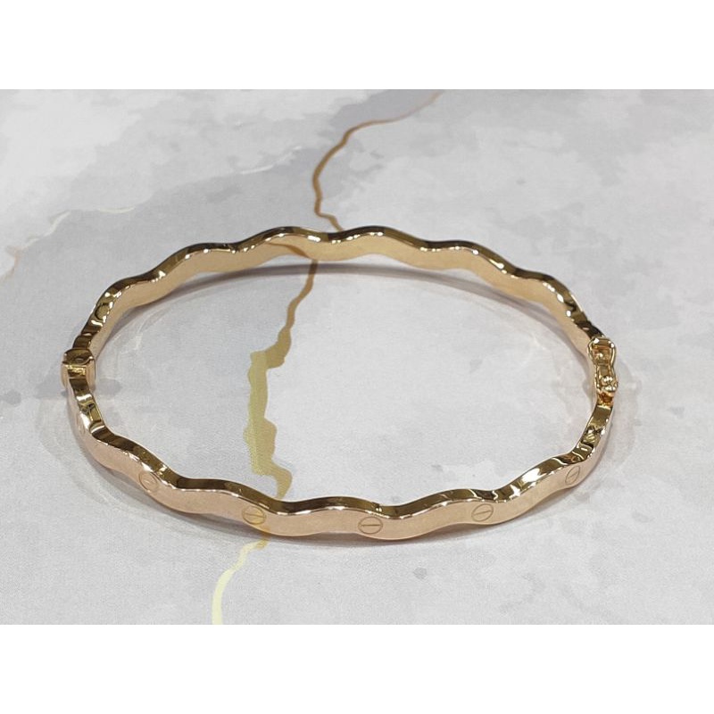 gelang keroncongan Cartier gelombang polos