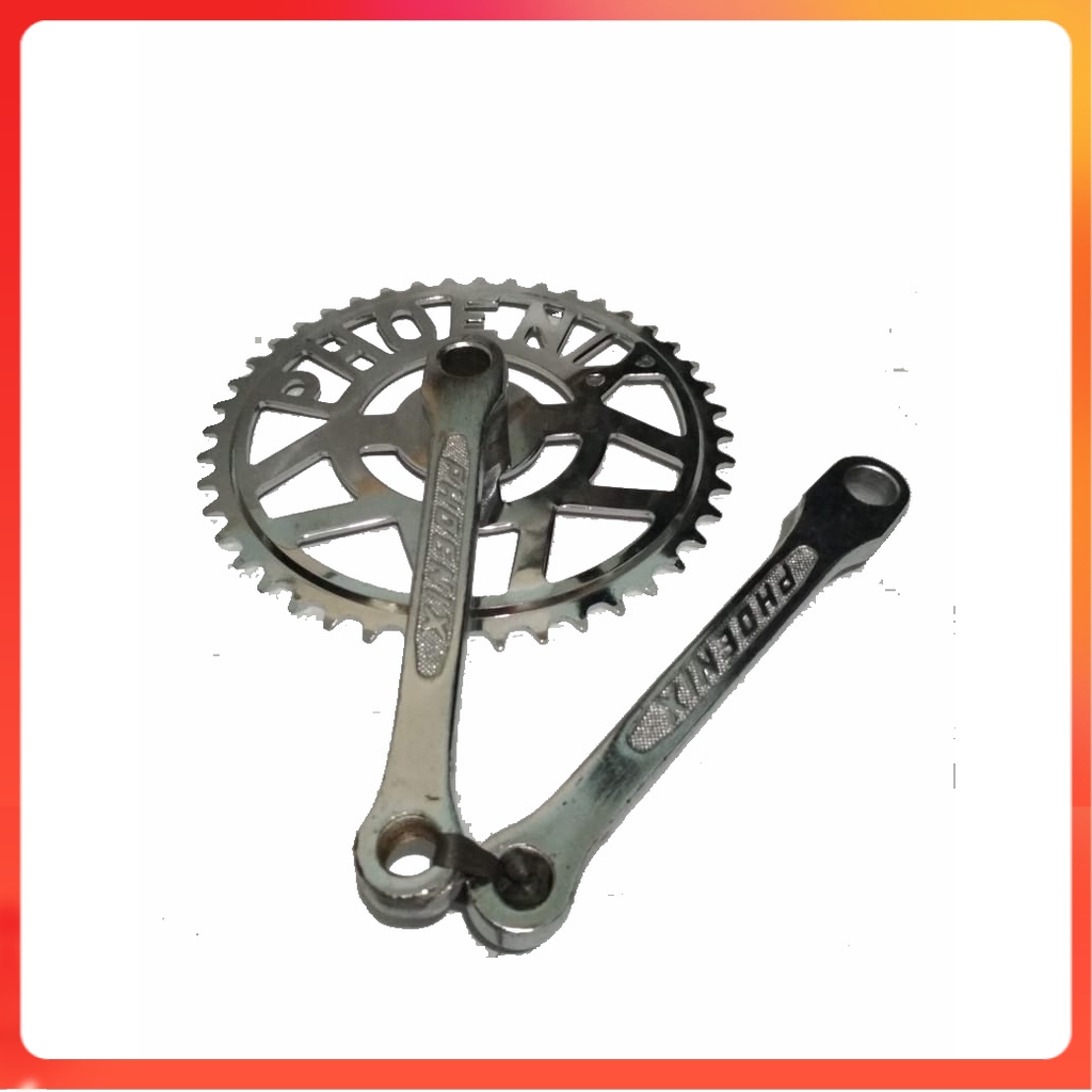 Promo Crank Set Sepeda klasik phoenix 44T Arm 165mm Murah