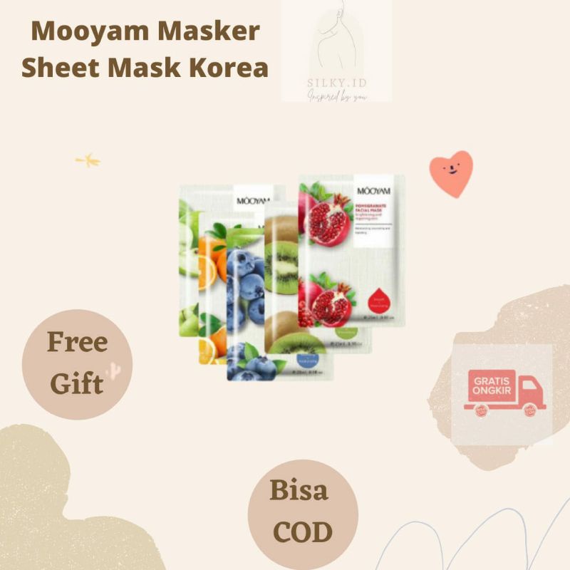 [COD] TERMURAH MOOYAM SHEET MASK KOREA PEMUTIH AMAN FDA INTERNASIONAL ROREC MASK NATURE REPUBLIK SHE