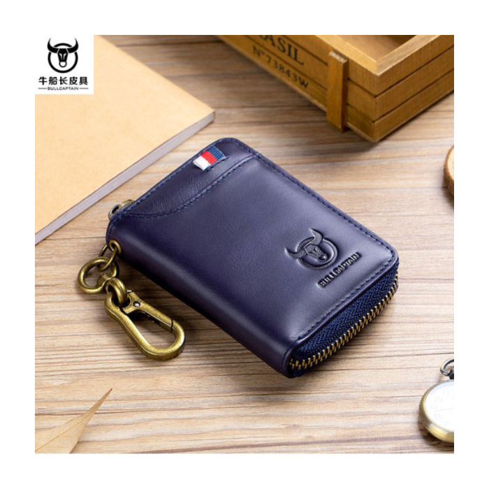Unik Dompet STNK MOBIL MOTOR bullcaptain kulit sapi asli PL60 - Hitam Diskon