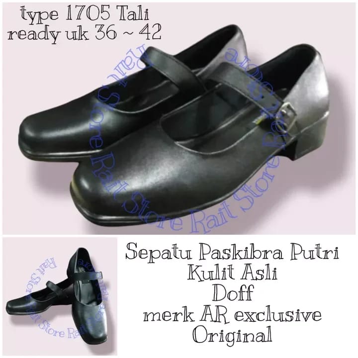 Sepatu PDH Paskibra Wanita Merk AR Excusive
